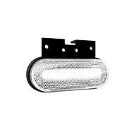 ACI LED position light oval white (124x75 mm) with reflector, with holder at the top - Vehicle Lights
