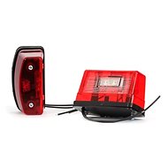 ACI Rear Position Light with License Plate Light LED Red Large WAS 247 (12-24V) - Vehicle Lights