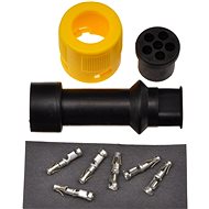 ACI plug 6 pin bayonet 2 pin yellow JOKON - Towing Plug