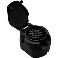 ACI socket 13 pin 12V with fog lamp disconnector + gasket, TESAT, - Towing Socket
