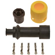 ACI plug 5 pin bayonet 2 pins yellow JOKON - Towing Plug