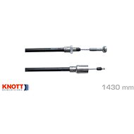 KNOTT brake cable KNOTT 1430/1620 mm quick assembly. (with lens) - Brake Cable