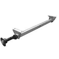 KNOTT Axle VG 7-L (750 kg) footing spacing 1000 mm, raised footing (4x100) - Trailer Axle