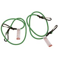 ACI Rubber band with 2 carabiners, length 100 cm, diameter 7 mm, 2 pcs TÜV approval - Bungee Cord