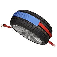 ACI Clamping strap for transporting vehicles via bicycle, 3 t, 3x swivel hook, anti-slip sleeve, rat - Tie Down Strap