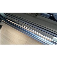 Alu-Frost Sill covers-stainless + carbon Skoda Kodiaq - Car Door Sill Protectors