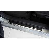 Alu-Frost Door sill covers-stainless steel+carbon TOYOTA AURIS II 5-door. - Car Door Sill Protectors