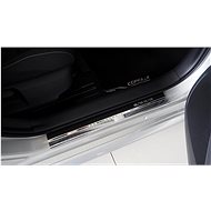 Alu-Frost Sill covers-stainless steel+carbon TOYOTA COROLLA XII 4-door, Suzuki Swace - Car Door Sill Protectors