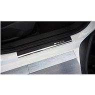 Alu-Frost Sill covers-stainless steel+carbon FORD KA+ - Car Door Sill Protectors