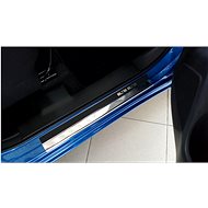 Alu-Frost Sill covers-stainless steel+carbon SUZUKI SWIFT II 5 doors. - Car Door Sill Protectors