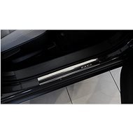 Alu-Frost Sill covers-stainless steel+carbon MAZDA CX-30 - Car Door Sill Protectors