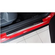 Alu-Frost Sill covers-stainless steel+carbon VOLKSWAGEN T-ROC - Car Door Sill Protectors