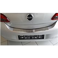 Alu-Frost Fifth door sill cover - stainless steel Opel Corsa E 3 door. - Boot Edge Protector