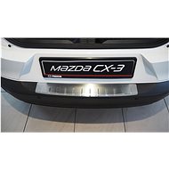 Alu-Frost Fifth door sill cover - stainless steel Mazda CX-3 - Boot Edge Protector