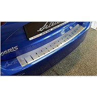 Alu-Frost Fifth door sill cover - stainless steel TOYOTA YARIS III 2FL 5 door. - Boot Edge Protector
