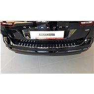 Alu-Frost Fifth door sill cover - stainless steel+carbon VOLKSWAGEN SHARAN II - Boot Edge Protector