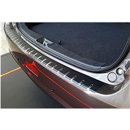 Alu-Frost Fifth door sill cover - stainless steel+carbon MITSUBISHI ASX FL - Boot Edge Protector