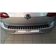 Alu-Frost Fifth door sill cover - stainless steel+carbon VOLKSWAGEN GOLF VII 5-door. - Boot Edge Protector
