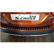 Alu-Frost Fifth door sill cover - stainless steel+carbon SUZUKI SX 4 S-CROSS - Boot Edge Protector