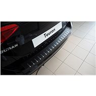 Alu-Frost Fifth door sill cover - stainless steel+carbon VOLKSWAGEN TOURAN III - Boot Edge Protector