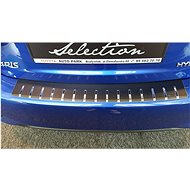 Alu-Frost Fifth door sill cover - stainless steel+carbon TOYOTA YARIS III 2FL 5 door. - Boot Edge Protector