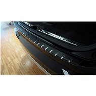 Alu-Frost Fifth door sill cover - stainless steel+carbon VOLVO XC90 II - Boot Edge Protector