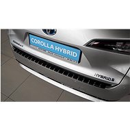 Alu-Frost Fifth door sill cover - stainless steel+carbon Toyota Corolla XII 5 door. Estate, Suzuki S - Boot Edge Protector