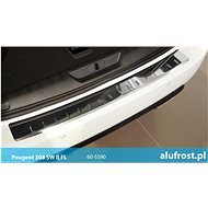 Alu-Frost Rear door sill cover - stainless steel, gloss PEUGEOT 308 SW II facelift - Boot Edge Protector