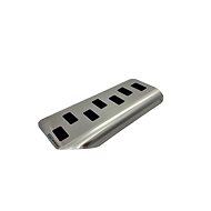 Alu-Frost Footrest - stainless steel, Nissan Juke I - Foot Support