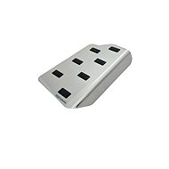 Alu-Frost Footrest - stainless steel, Nissan Qashqai II - Foot Support