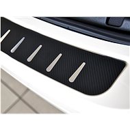 Alu-Frost Fifth door sill cover - stainless steel+carbon foil DACIA DUSTER I - Boot Edge Protector