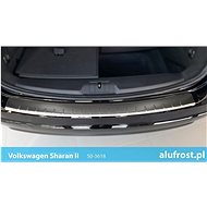 Alu-Frost Profiled stainless steel rear door sill cover VOLKSWAGEN SHARAN II, SEAT ALHAMBRA II - Boot Edge Protector