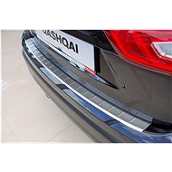 Alu-Frost Profiled stainless steel rear door sill cover NISSAN QASHQAI II - Boot Edge Protector