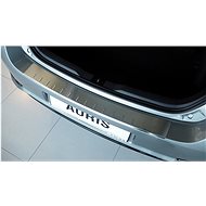 Alu-Frost Profiled stainless steel rear door sill cover TOYOTA AURIS II facelift 5-door. - Boot Edge Protector
