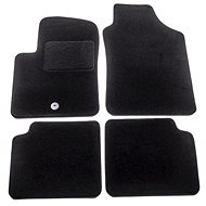ACI textile carpets for FIAT 500, 07- black (set of 4 pcs) - Car Mats