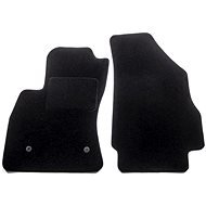 ACI textile carpets for FIAT Doblo 10- black (2 seats) set of 2 pcs - Car Mats