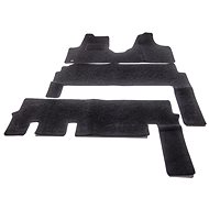ACI textile carpets for FIAT Scudo 07- black (9 seats, set of 3) - Car Mats