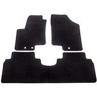 ACI textile carpets for HYUNDAI ix20, 10- black (set of 3) - Car Mats