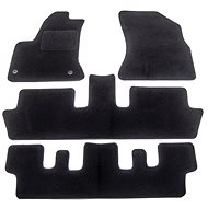 ACI textile carpets for CITROEN C4 Picasso 07-10 black (7 seats, set of 5) - Car Mats