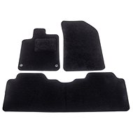 ACI textile carpets for CITROEN C5, 04-08 black (set of 3) - Car Mats