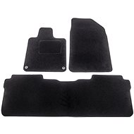 ACI textile carpets for CITROEN C6, 05- black (set of 3) - Car Mats