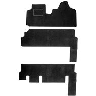 ACI textile carpets for CITROEN Jumpy 07- black (8 seats) set of 3 pcs - Car Mats