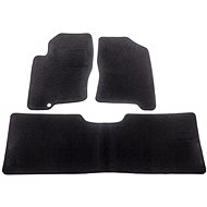 ACI textile carpets for NISSAN Navara 05 black (set of 3) - Car Mats