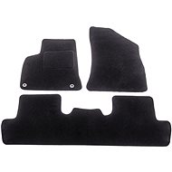ACI textile carpets for PEUGEOT 5008, 9 / 09- black (set of 3) - Car Mats