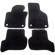 ACI textile carpets for ŠKODA OCTAVIA 04- black (for round clips) set of 4 pcs - Car Mats