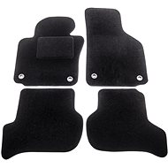 ACI textile carpets for ŠKODA OCTAVIA 04- black (for oval clips) set of 4 pcs - Car Mats