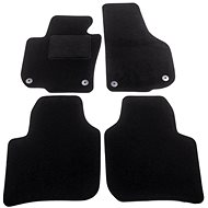 ACI textile carpets for ŠKODA SUPERB 08- black (for round clips) set of 4 pcs - Car Mats