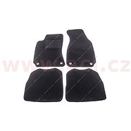 ACI textile carpets for ŠKODA SUPERB 01-08 black (for oval clips) set of 4 pcs - Car Mats