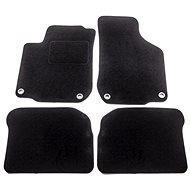 ACI textile carpets for VW GOLF 97-03 black (for oval clips) set of 4 pcs - Car Mats