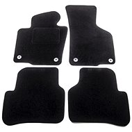 ACI textile carpets for VW PASSAT 05-10 black (for round clips) set of 4 pcs - Car Mats